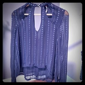 Free People beaded top xs